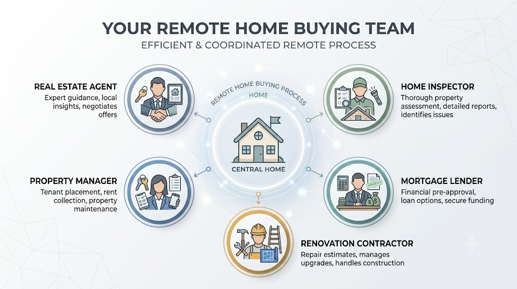 Remote-buying team that replaces visiting a property in person for out-of-state buyers