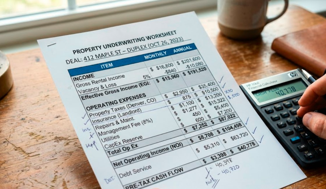 Realtor for real estate investors underwriting a Toledo deal with real cash flow numbers
