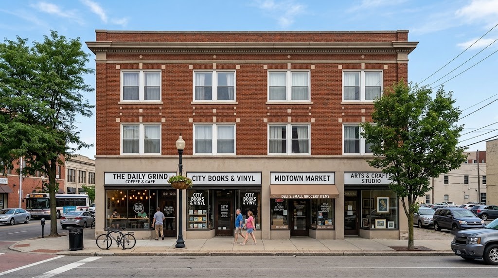 Small Commercial Property Investing in Toledo - Is It Worth It for Beginners? Small commercial property for sale in Toledo with ground-floor retail and apartments above