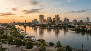 Toledo Ohio skyline along the Maumee River for the Toledo rental market report 2026